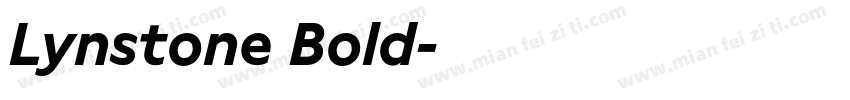 Lynstone Bold字体转换